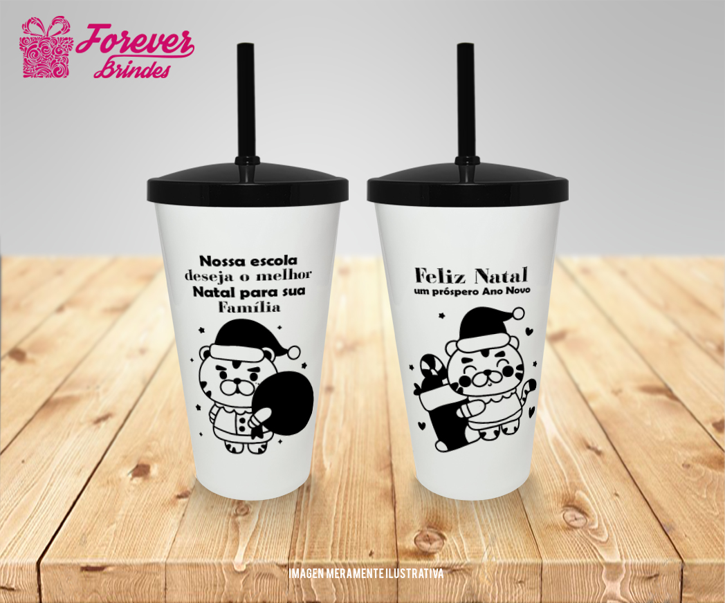 Copo Twister Natal Forever Brindes Copo Twister Natal Forever Brindes