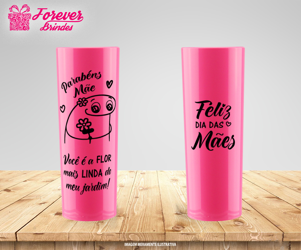 Copo De Vidro Para Mães 473ml Com Canudo - Presente Perfeito Para O Dia Das Mães
