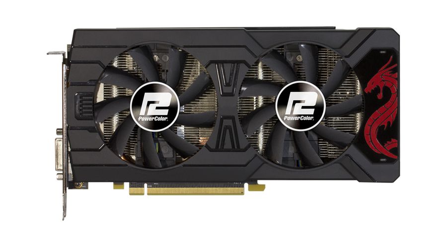 Placa de Vídeo Radeon RX 570 Powercolor Red Dragon 4GB DDR5 256 bits ...