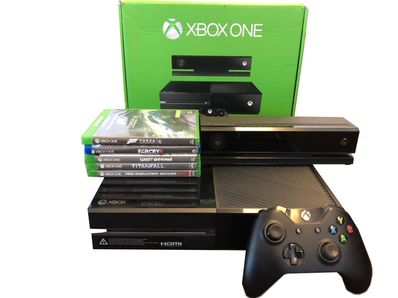 Console Xbox One Com 500gb E 1 Ano De Garantia + 2 Controles Sem Fio +