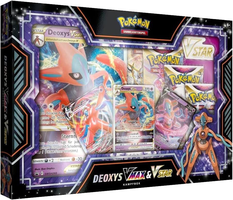 Box Pokémon Coleção de Batalha - Deoxys + Zeraora - VMAX e V-ASTRO