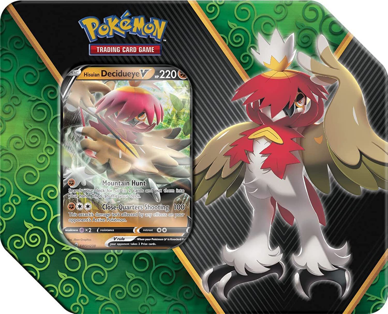 Lata Pokémon TCG - Evolução Eevee - Flareon V - Copag