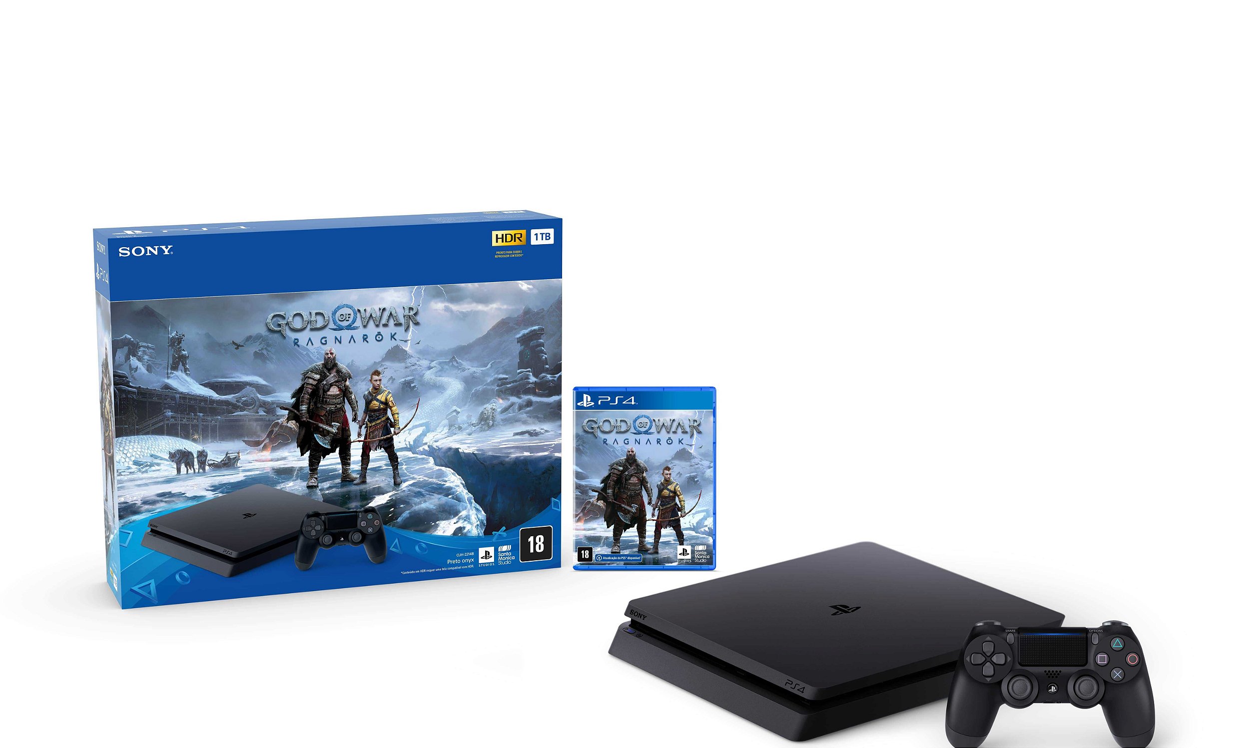 PS4 Pro Edição LIMITADA God of War 1TB - USADO - Get Game