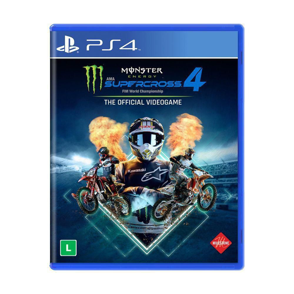 Jogo Monster Energy Supercross PS4 Motocross PS4 - New Game Shop