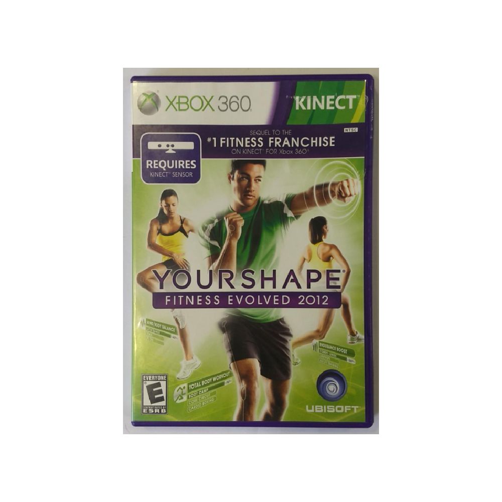 Jogo Your Shape Fitness Evolved 2012 - Xbox 360 - Usado - Xplace Games   Loja de games, vídeo game e assistência técnica Curitiba PS5, PS4, Xbox  One, PS3, Xbox 360, Nintendo Switch, 3DS