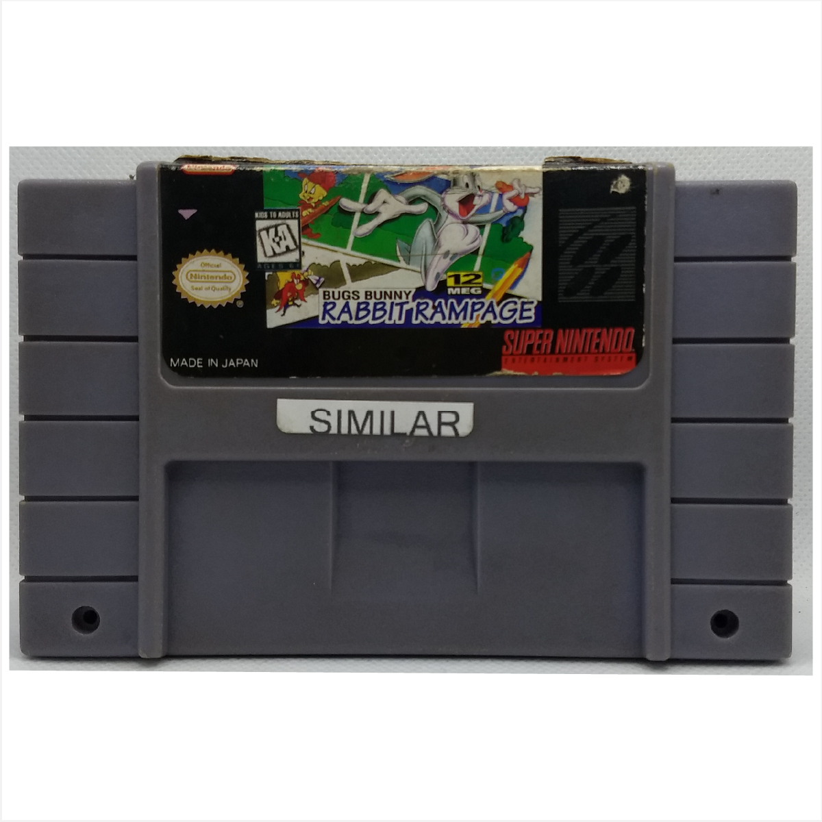 Jogo Bugs Bunny Rabbit Rampage (Similar) - SNES - Usado - Xplace Games ...