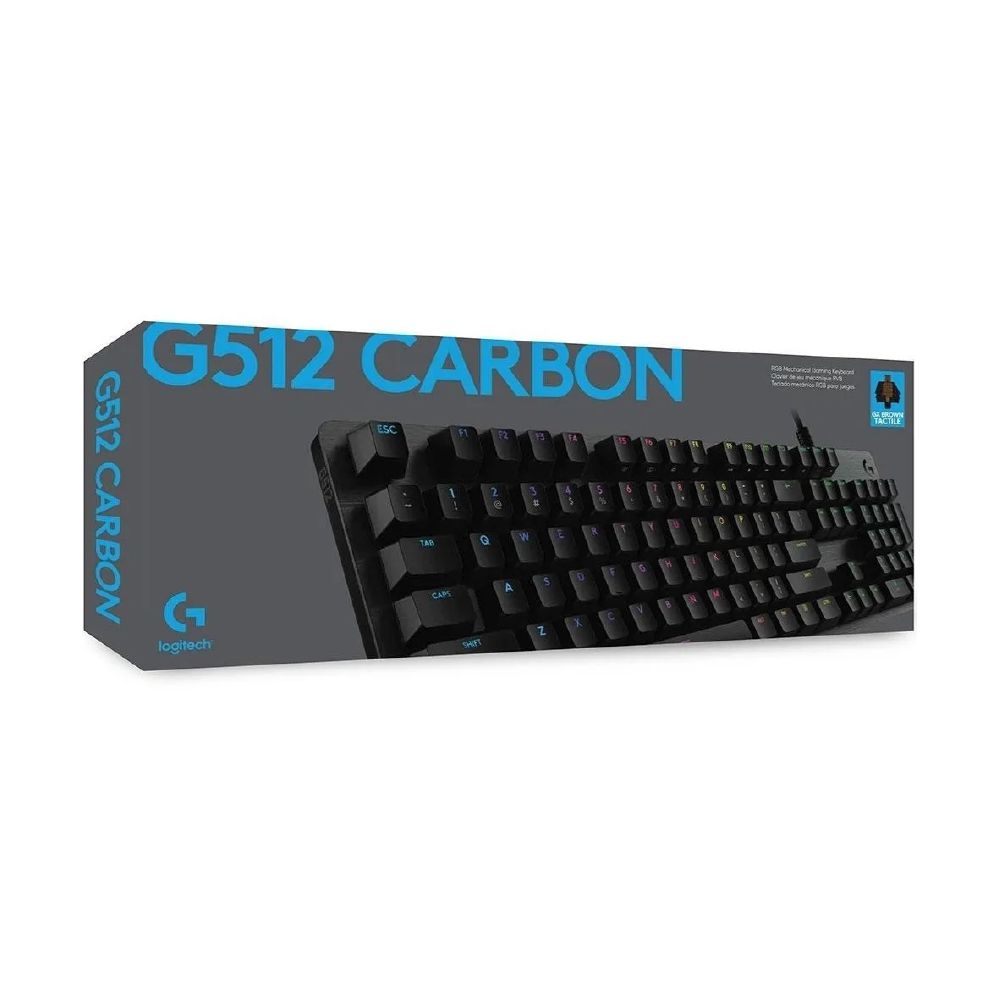 Teclado Logitech Mecanico Gamer G512 SE Carbon Xplace Games Loja de games video game e assistencia tecnica Curitiba PS5 PS4 Xbox One PS3 Xbox 360 Nintendo Switch 3DS