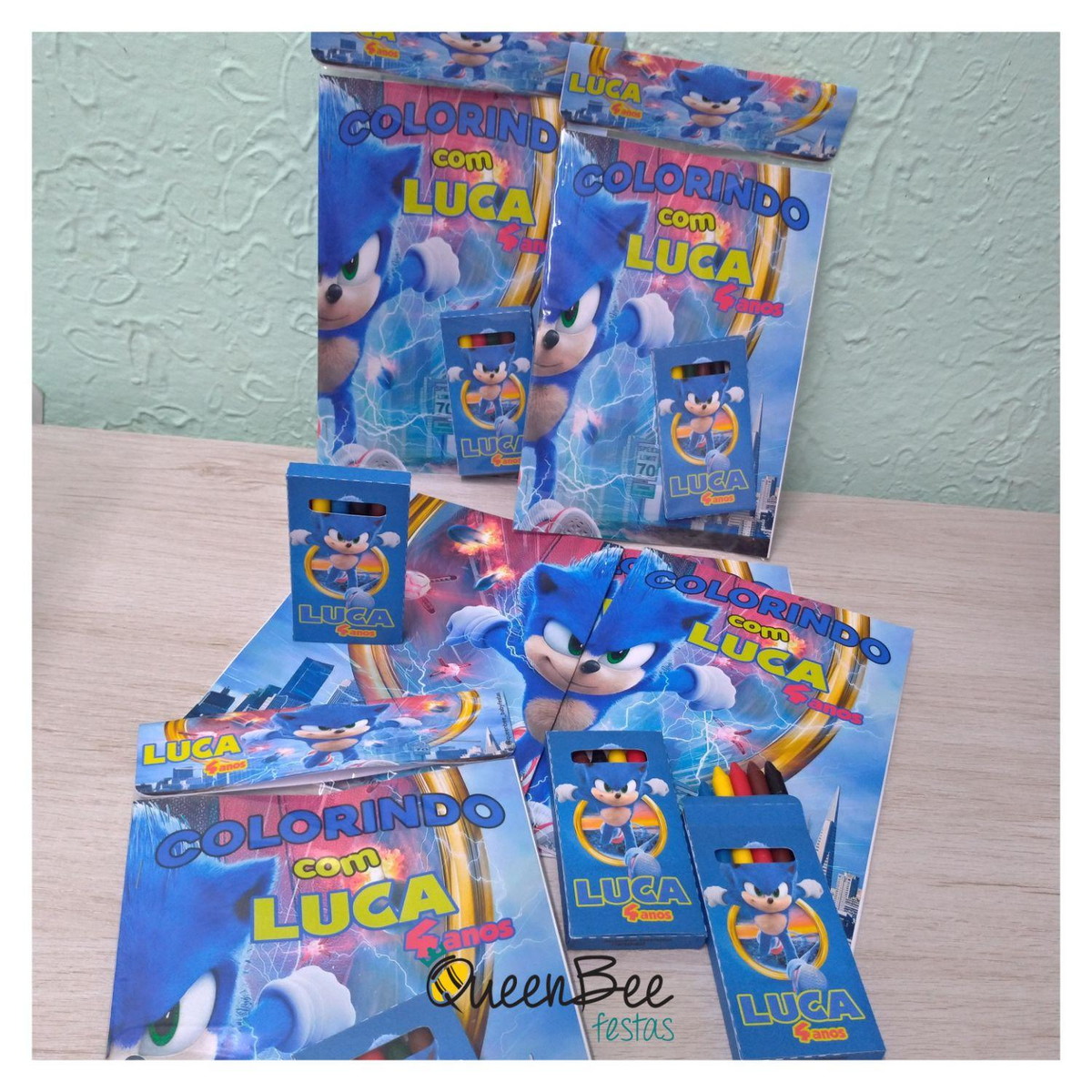 Livro de colorir SONIC - Comprar em Papareti