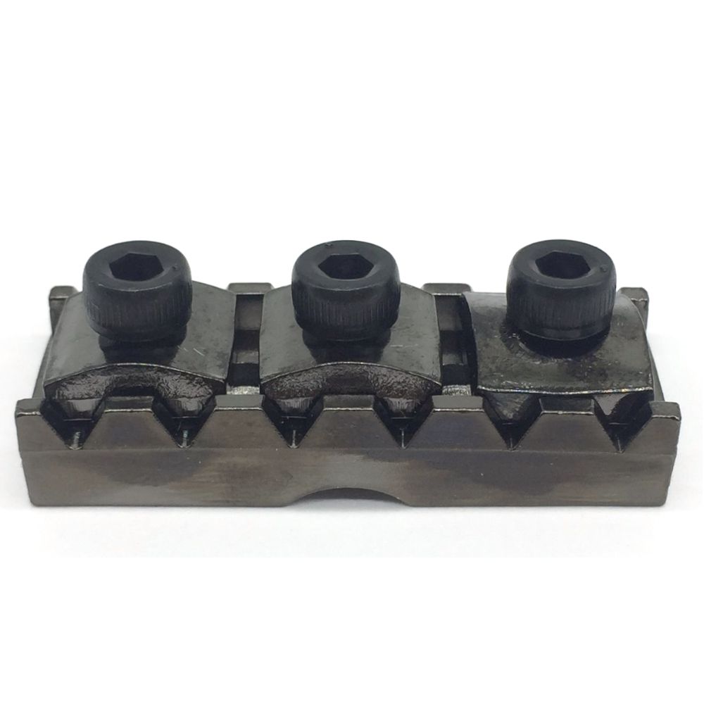 Dado Blocco Floyd Rose Blocco Dado Floyd Rose Gotoh FGR-1 Nero Per Chitarra Elettrica - Attacco Inferiore R2 Da 41mm (1 5/8") Blocco Capotasto Nero