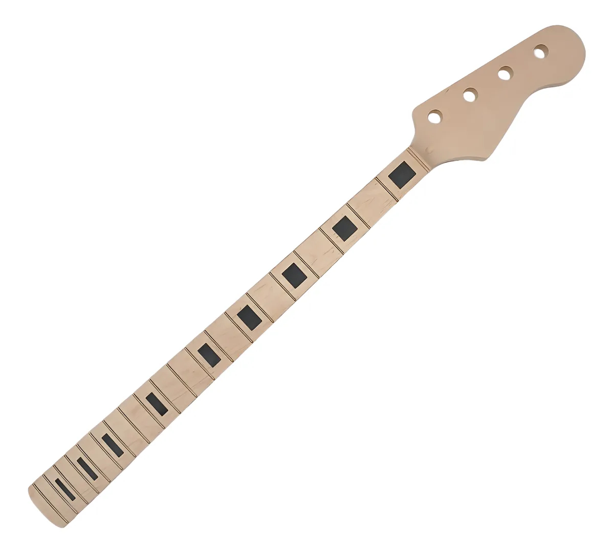 Braço baixo 4 cordas JB maple INLAY 70s sem Pintura MXP - Music ...