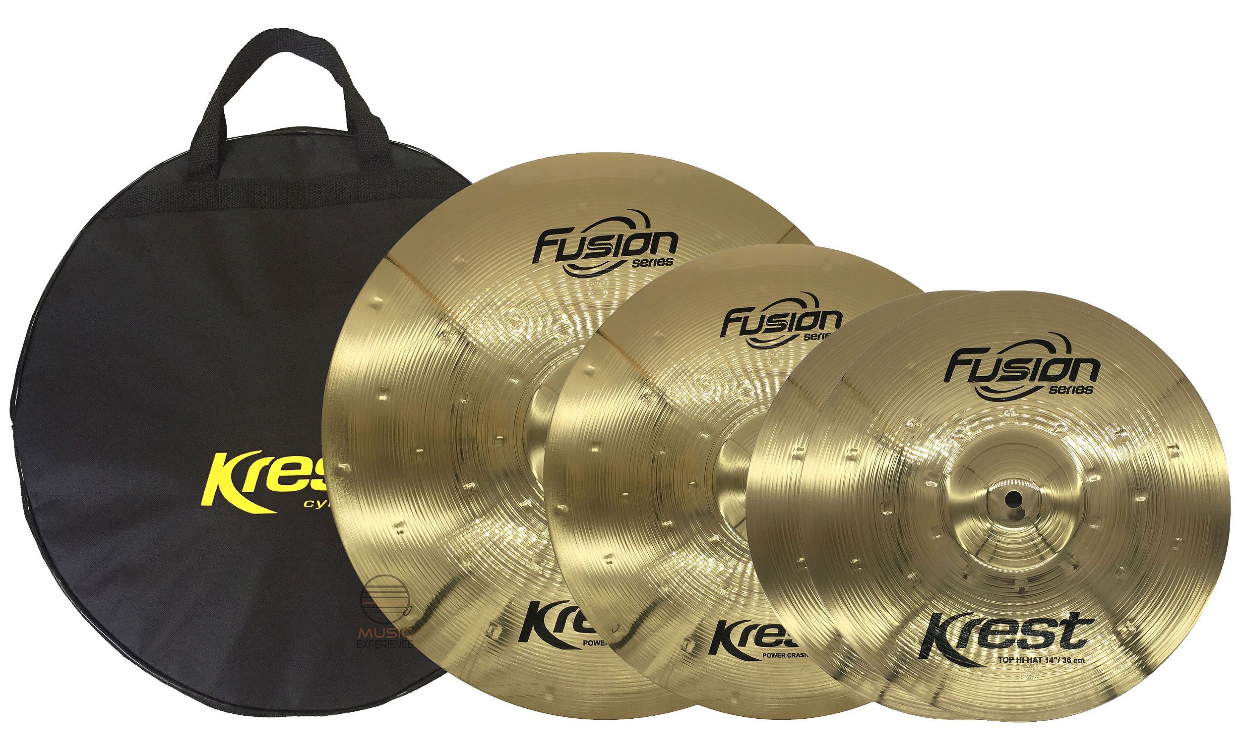 Kit set prato bronze Krest 14 16 20 c/ bag fusion FSET2 - Music