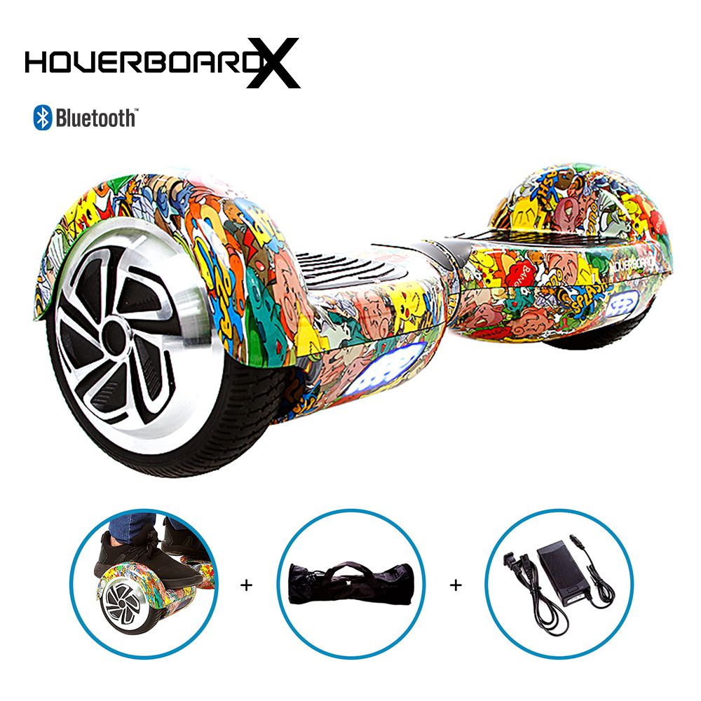 Hoverboard Skate Elétrico 6,5 Pokemon HoverboardX Bluetooth - Chic