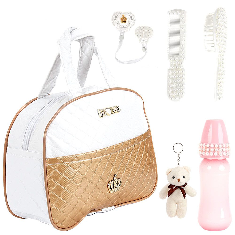 Conjunto P Bebê Reborn Roupa Fralda e Bolsa Maternidade Rosa - Chic Outlet  - Economize com estilo!