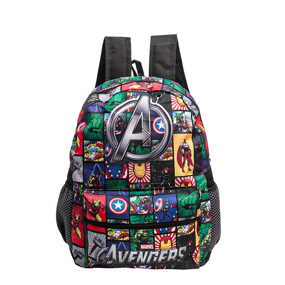 Mochila Escolar Bolsa Avengers Marvel Preta Costas Chic Outlet Economize com estilo