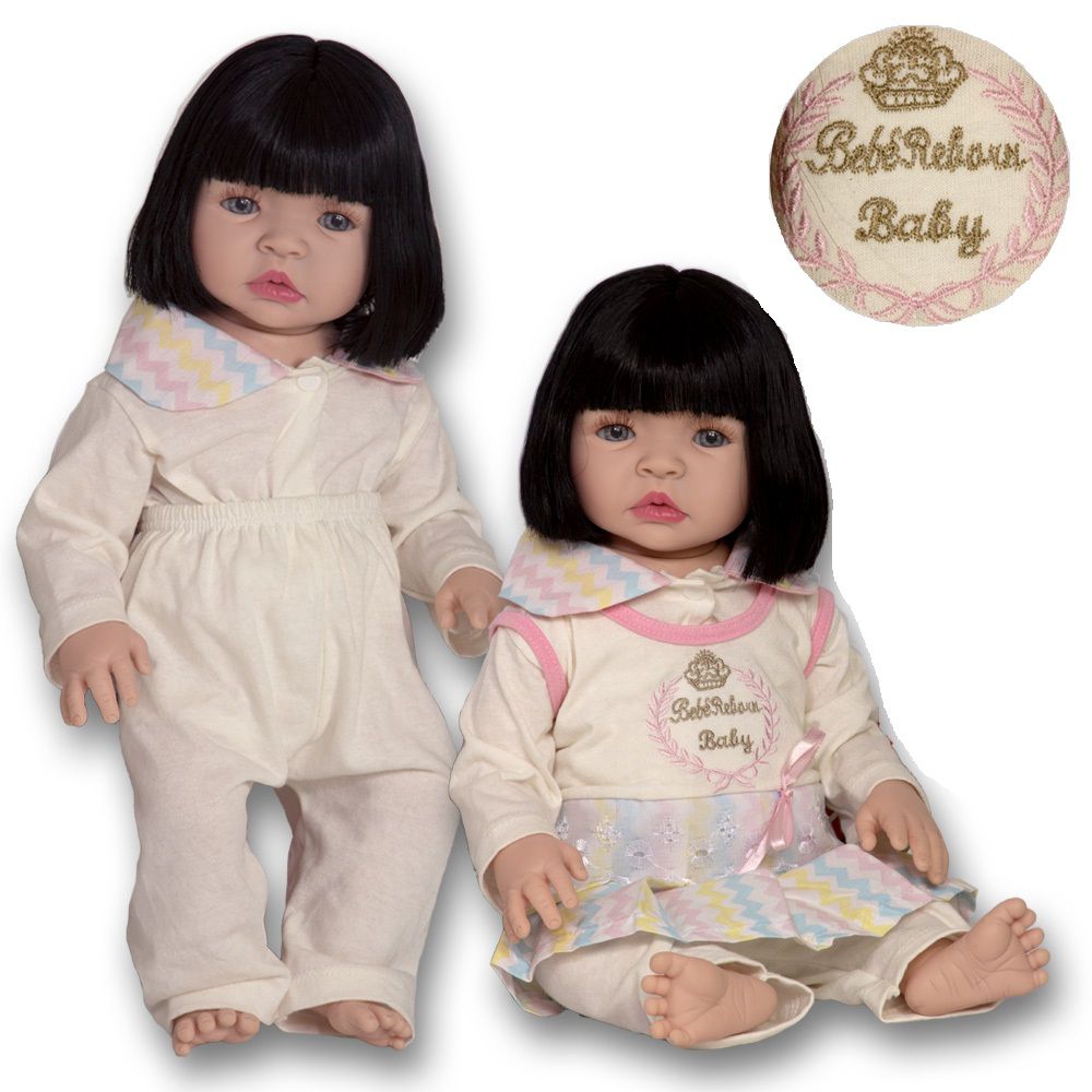 Boneca Baby Reborn Com Jogo de Roupa de Arco-Iris Realista - Chic