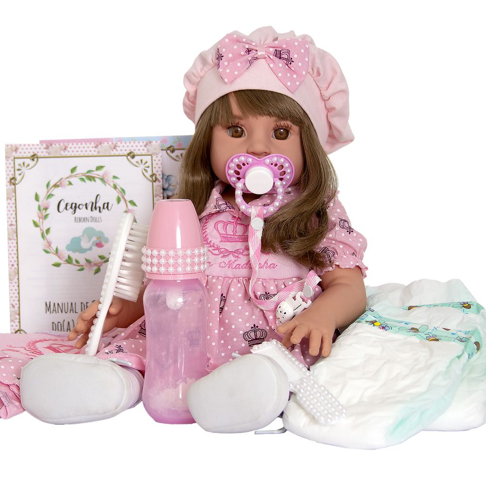 Boneca Baby Grande com Roupa de Fada Madrinha Realista - Chic Outlet -  Economize com estilo!