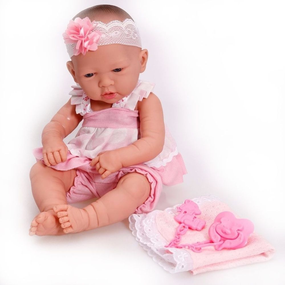 Boneca Bebê Reborn Real Princesa Newborn c Bolsa Maternidade
