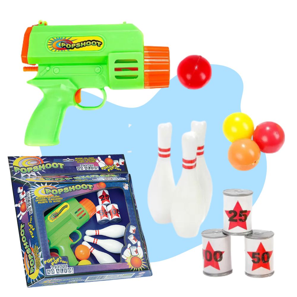 Brinquedo Infantil Estilo Nerf Pistola Com Mira Lançadora De Dardos  Sharpshooter + Alvo Com 14 Dardos - Chic Outlet - Economize com estilo!