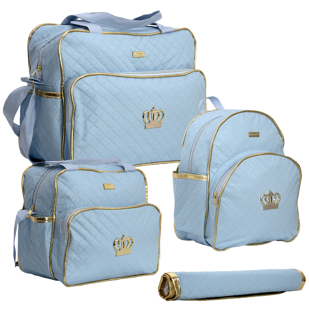 Mochila Bebe Maternidade Menina p/ Mamae Kit com Trocador em