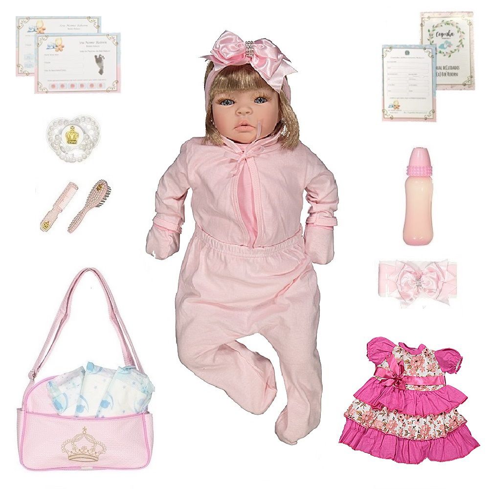 Boneca Bebe Reborn Barato Barata Super Linda - Chic Outlet