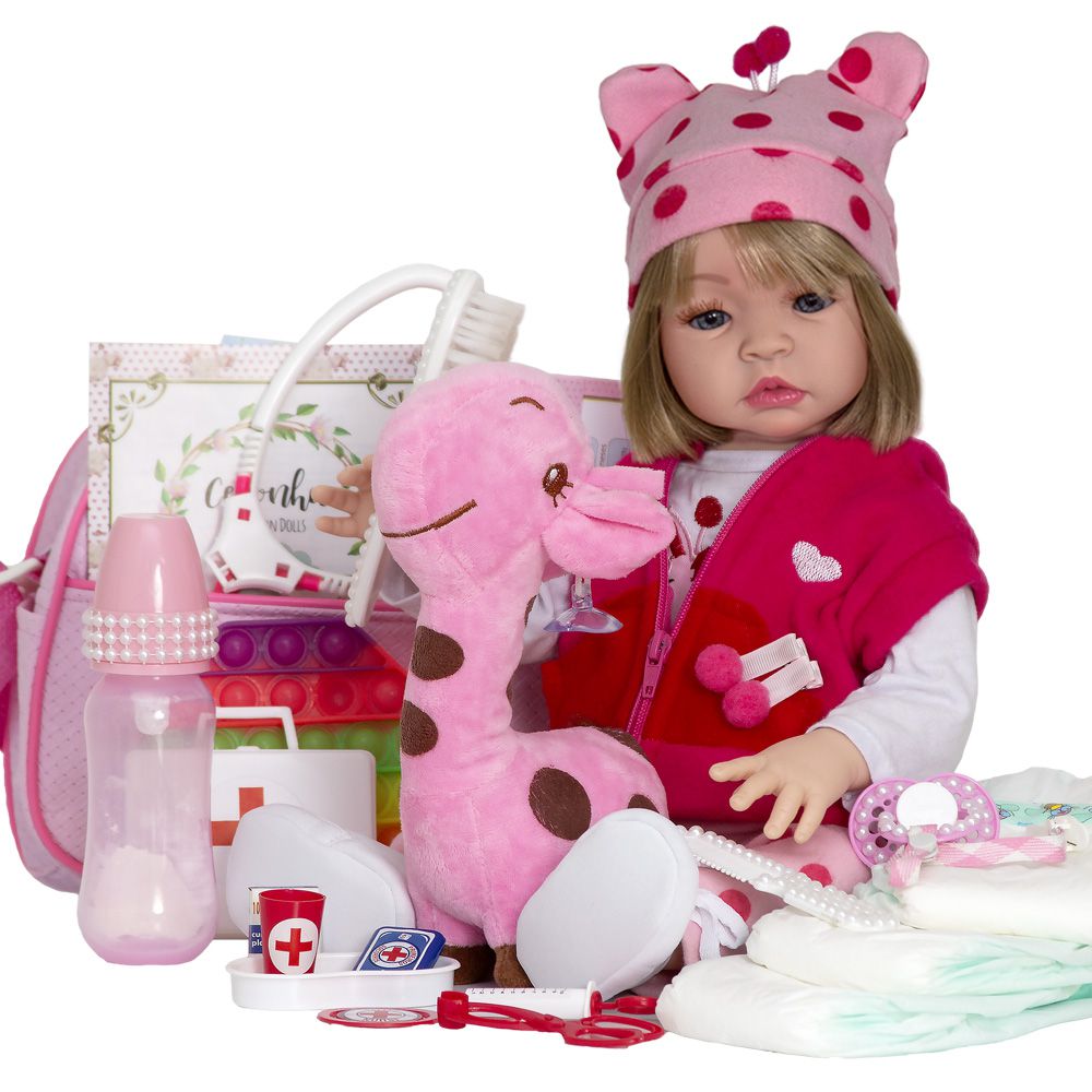 Boneca Piggy Reborn Silicone - Artigos infantis - Floresta, Fortaleza  1238483759