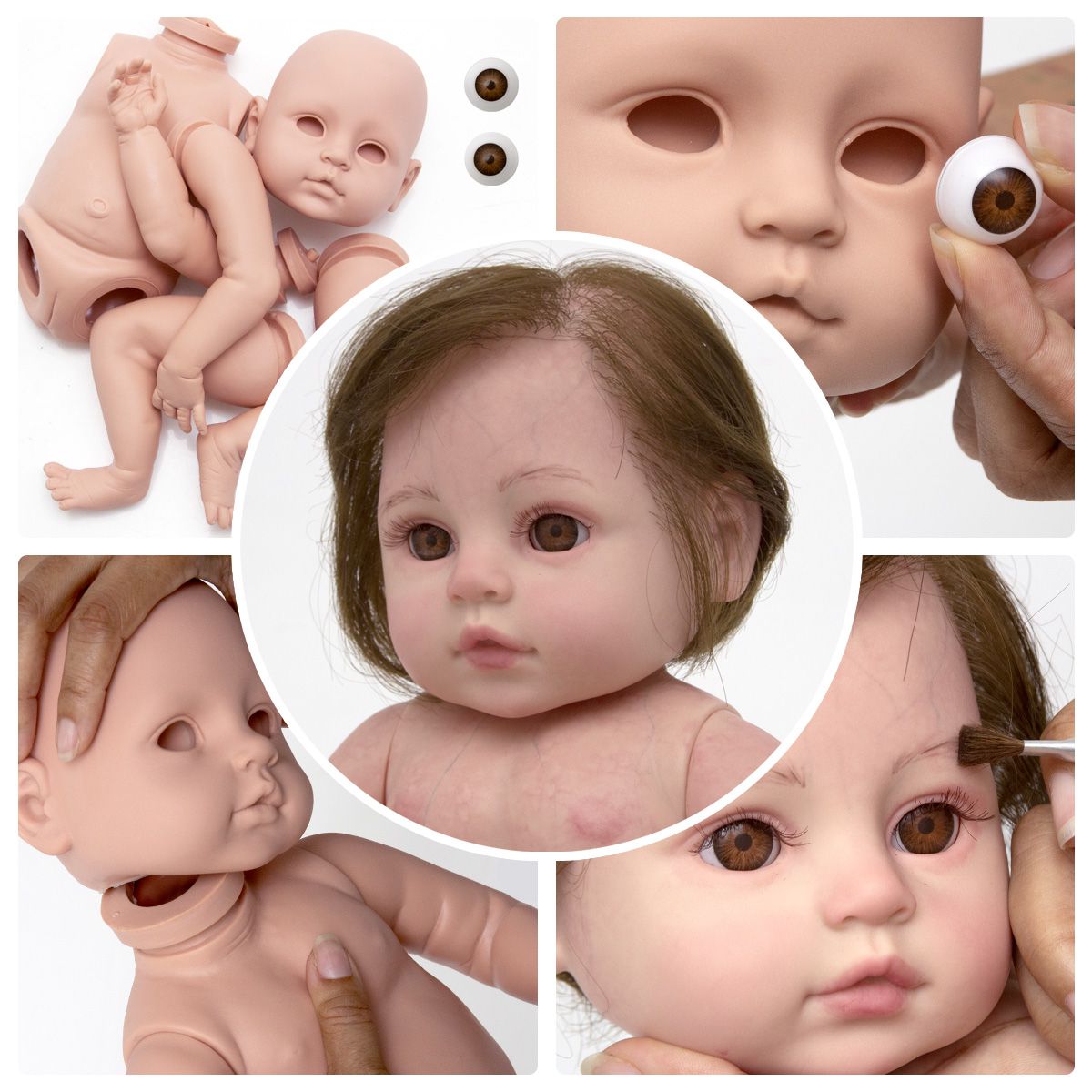 Molde Boneca Reborn Com Corpo de Silicone Direto da Fabrica - TOYS