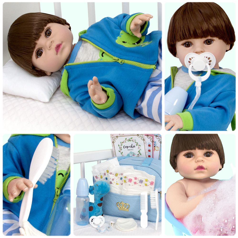 Bebe Reborn Corpo de Silicone Menino Onde Comprar Boneca