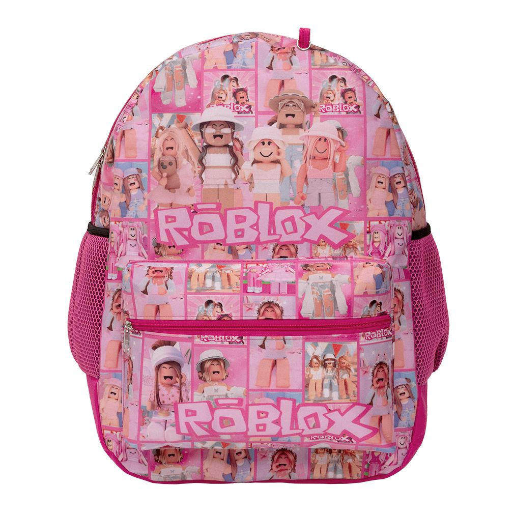 Mochila Infantil Feminina Roblox Juvenil Costas Cor Rosa - Chic Outlet -  Economize com estilo!