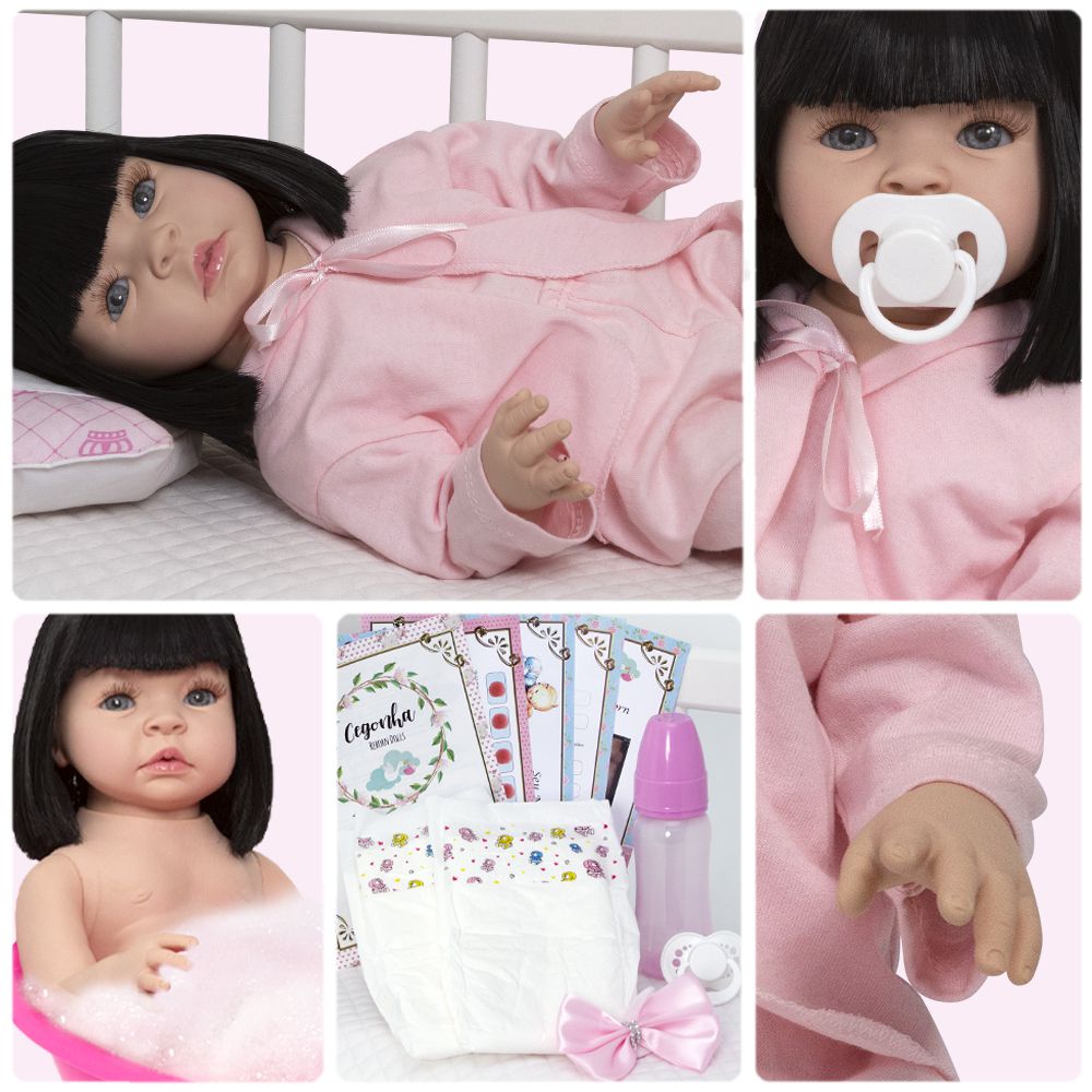 Boneca Bebe Reborn Barato Barata Super Linda - Chic Outlet