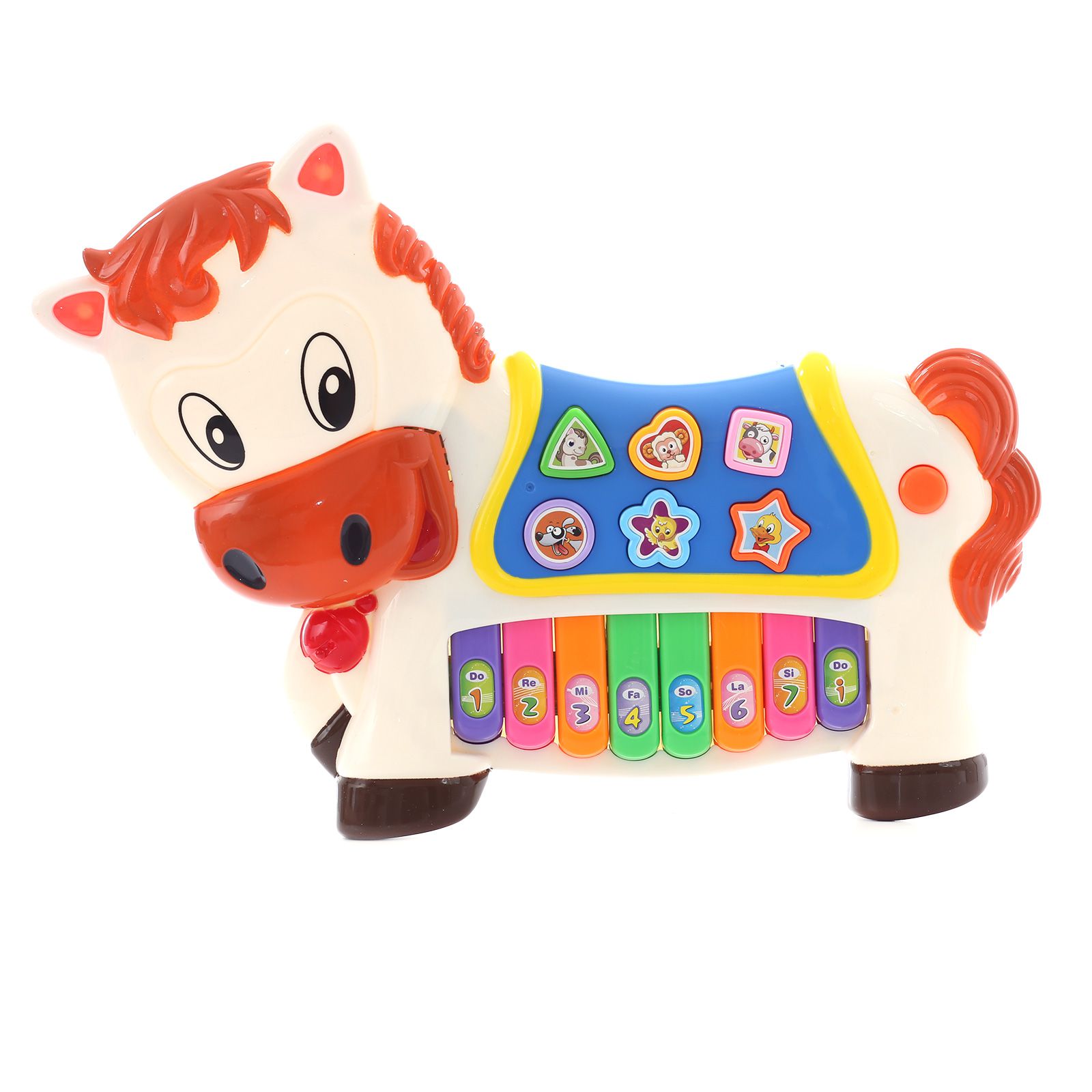 Piano Teclado Musical Infantil Bebe Sons Animais Eletronico Brinquedo