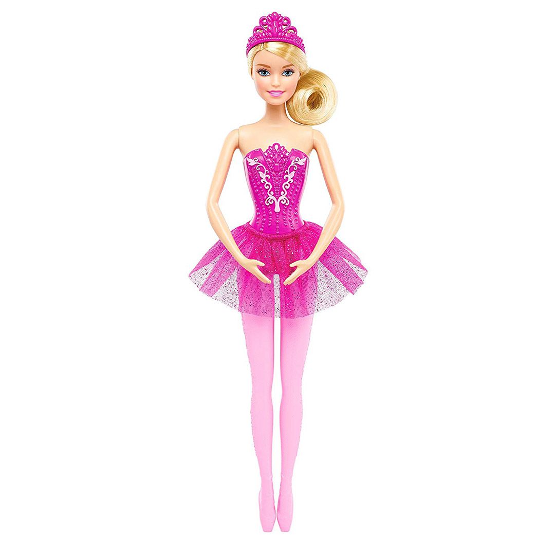 Boneca Barbie Fantasia Bailarina Infantil de Conto de Fadas Rosa