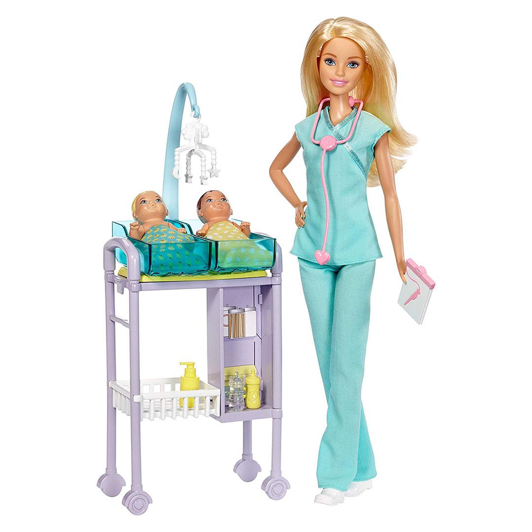 Boneca Barbie Conjunto de Jogos Infantil Médicos Pediatra - Chic Outlet -  Economize com estilo!