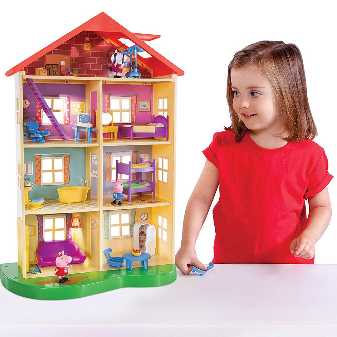 Casa Da Família Peppa Pig Infantil com 3 Personagens - Chic Outlet -  Economize com estilo!