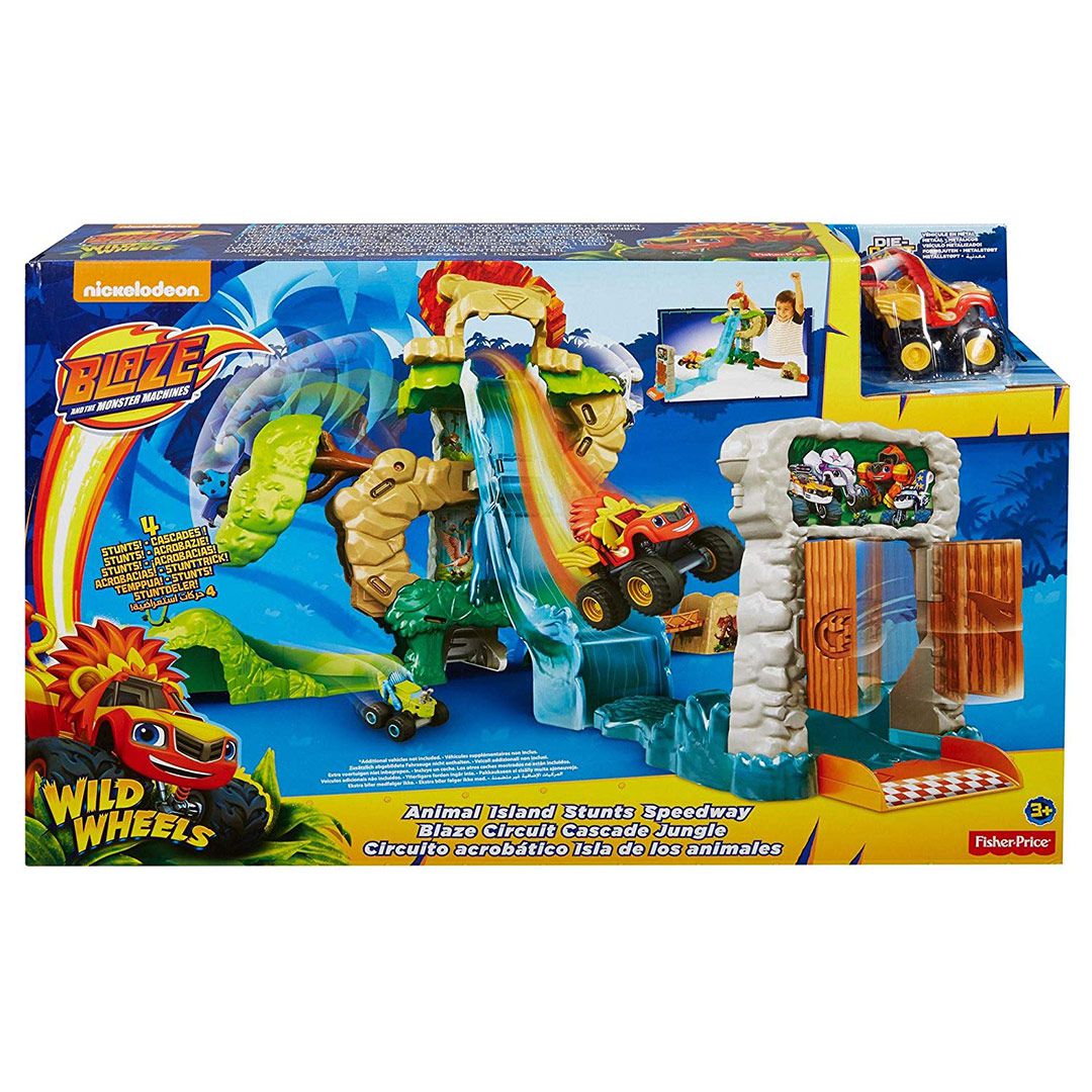 Brinquedos Infantis Nickelodeon Blaze E Monster Machines Super Stunts Para  Carros De Caminhão