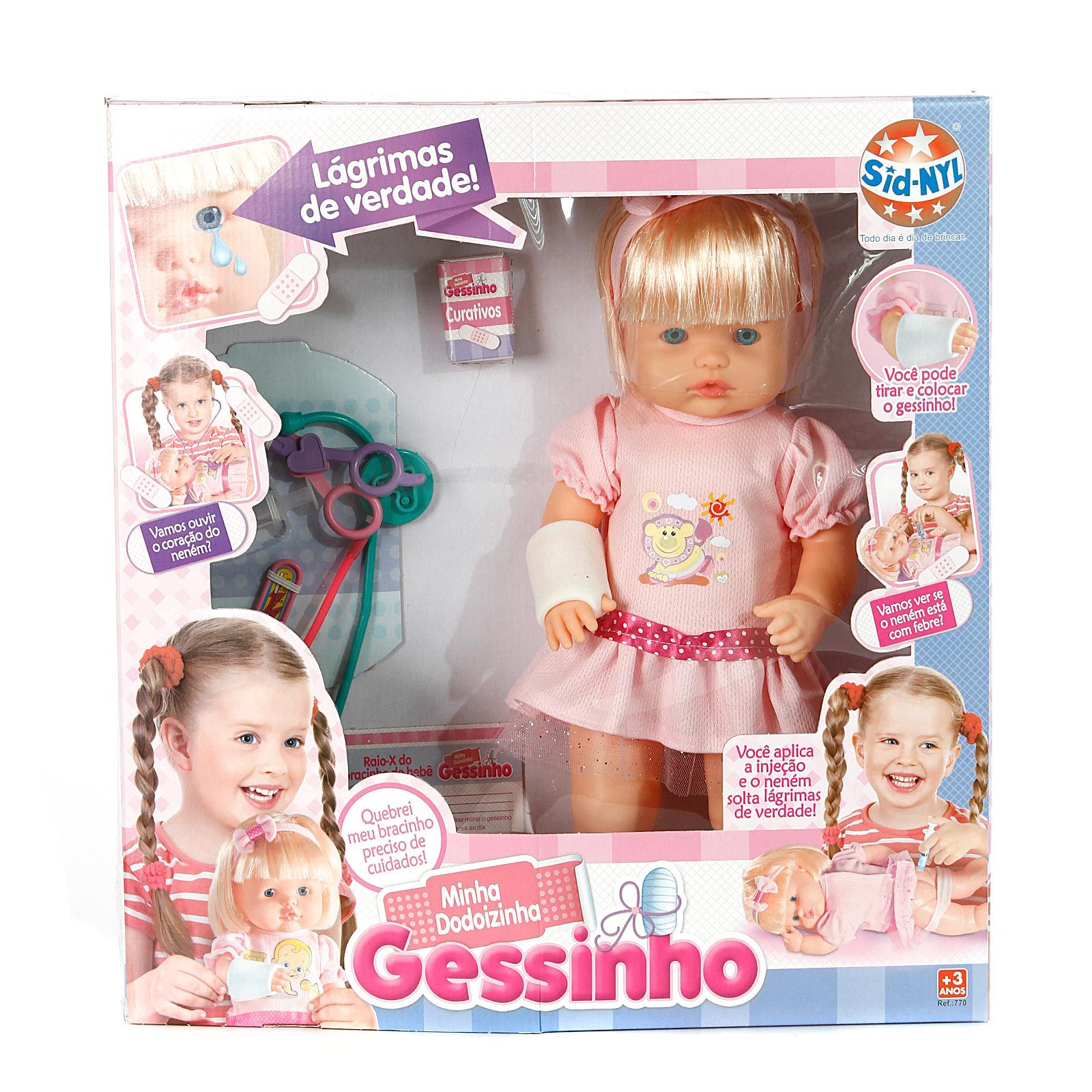 Kit 3 Roupas / Vestidos Baby Alive E Bonecas Similares