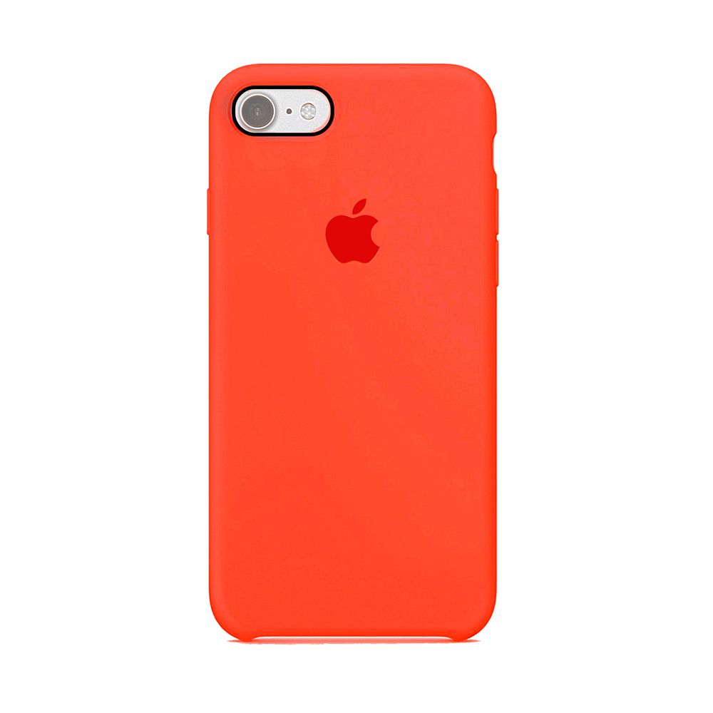 Capa para iPhone 6s Plus em Silicone Apple Laranja - Chic Outlet