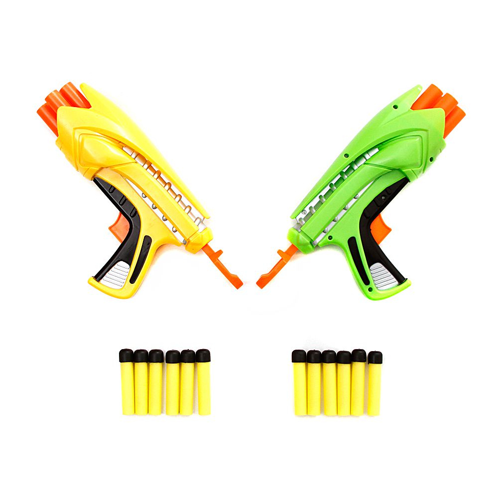 Mini Pistola Arma Nerf + Acessórios + 30 Dardos De Brinquedo