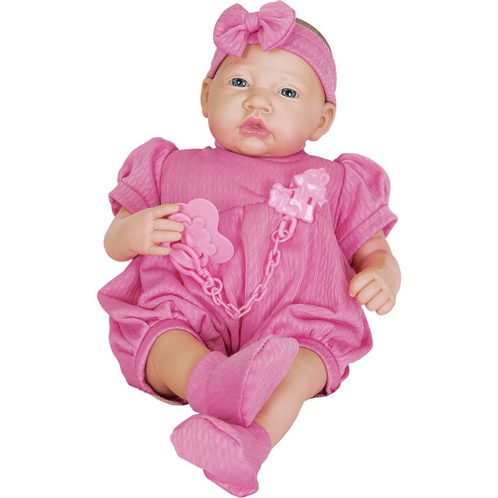 Brinquedo Infantil Bebe Reborn Coleção Baby Ninos Newborn Co