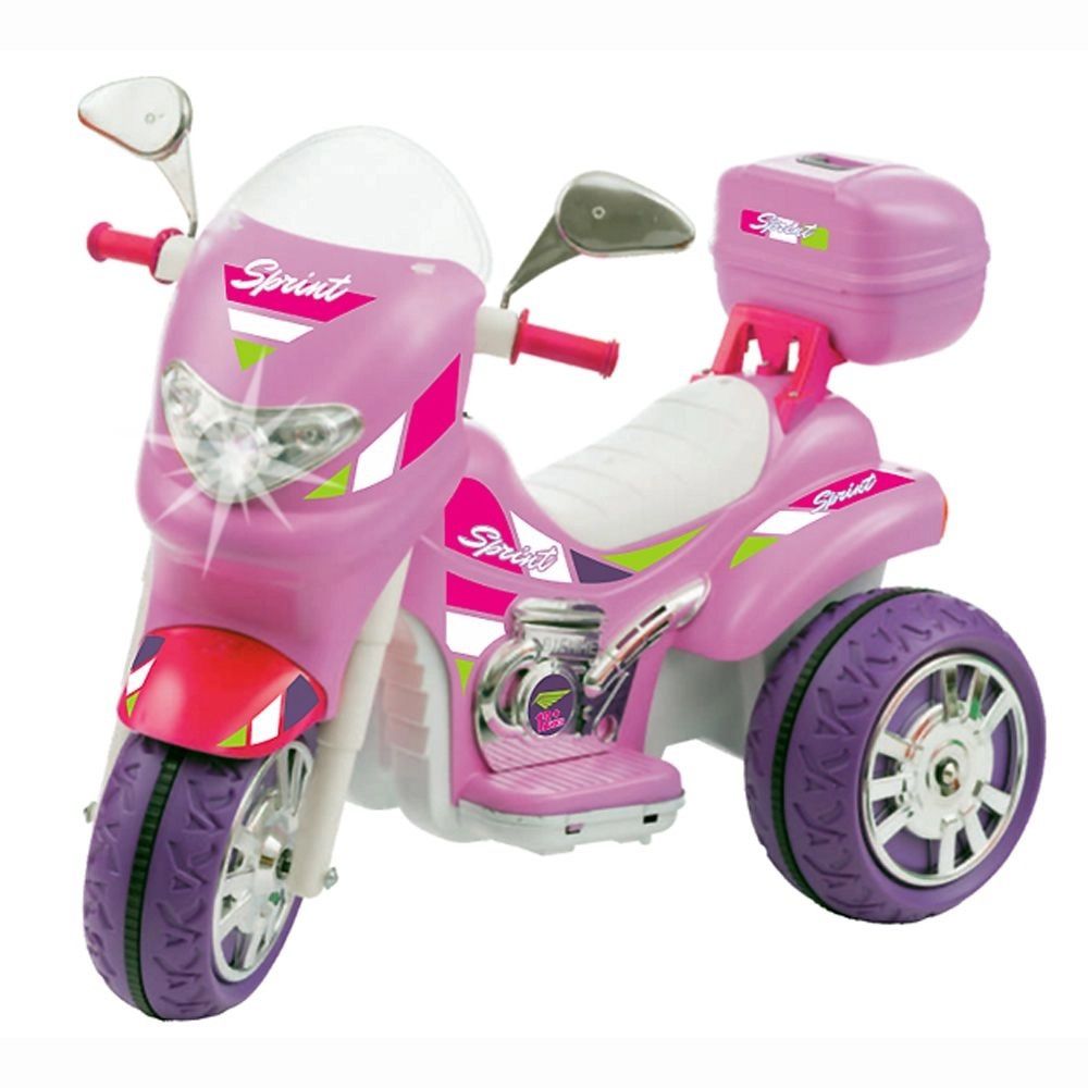 Moto Elétrica Sprint Turbo Pink Brinquedo Infantil 12V - Chic Outlet -  Economize com estilo!, motinha infantil com pedal - thirstymag.com