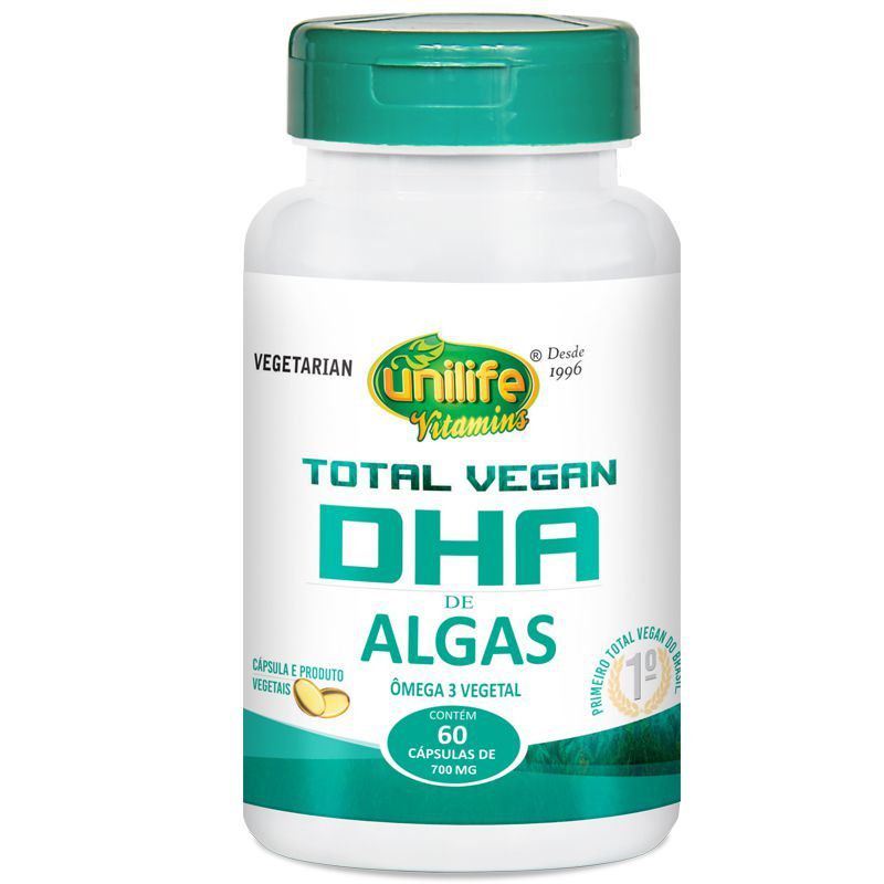 Dha Biolife Kit 2 Dha total Vegan Unilife 60 Cápsulas - Edin