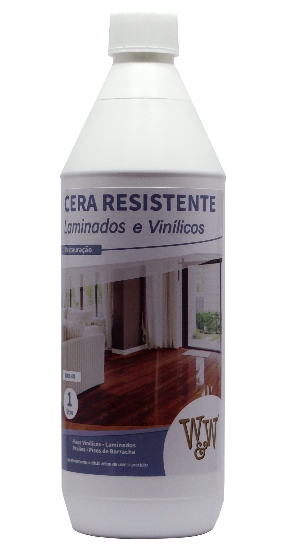 CERA W&W RESISTENTE LAMINADO E VINILICO 1L - Certeza Higiene e Limpeza