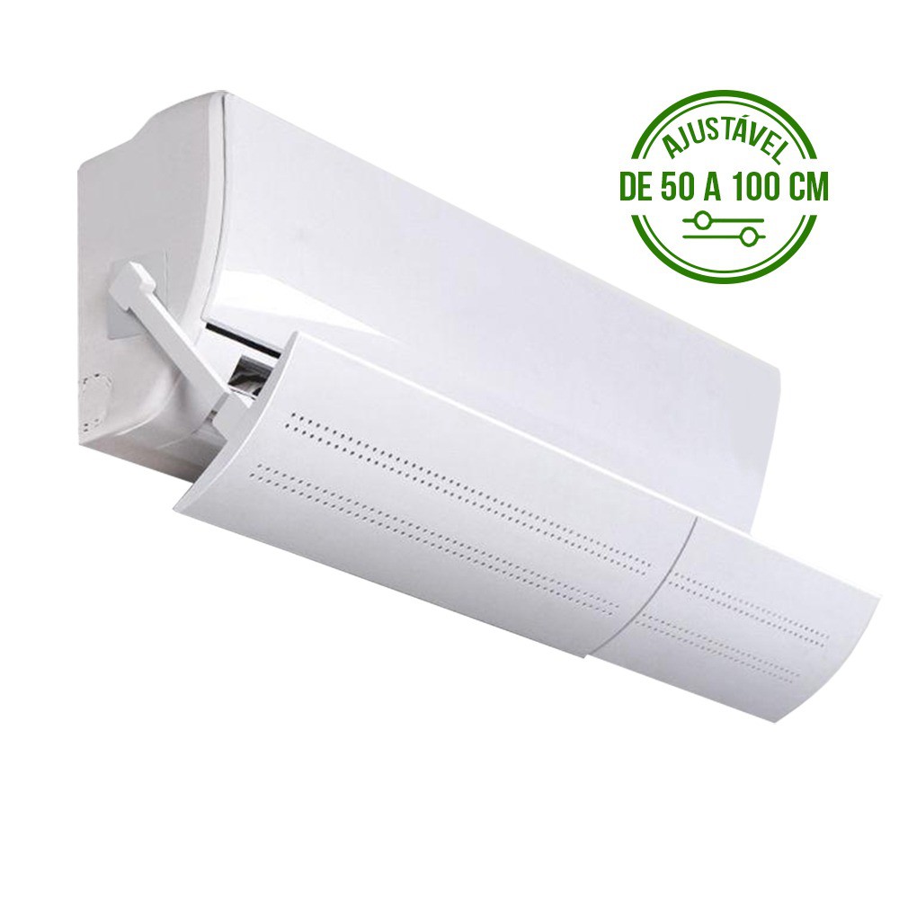 Defletor Ar Condicionado Para Direcionar Vento De Saída Com Regulagem De  Ângulo Tamanho 50 a 100CM - EzBAG