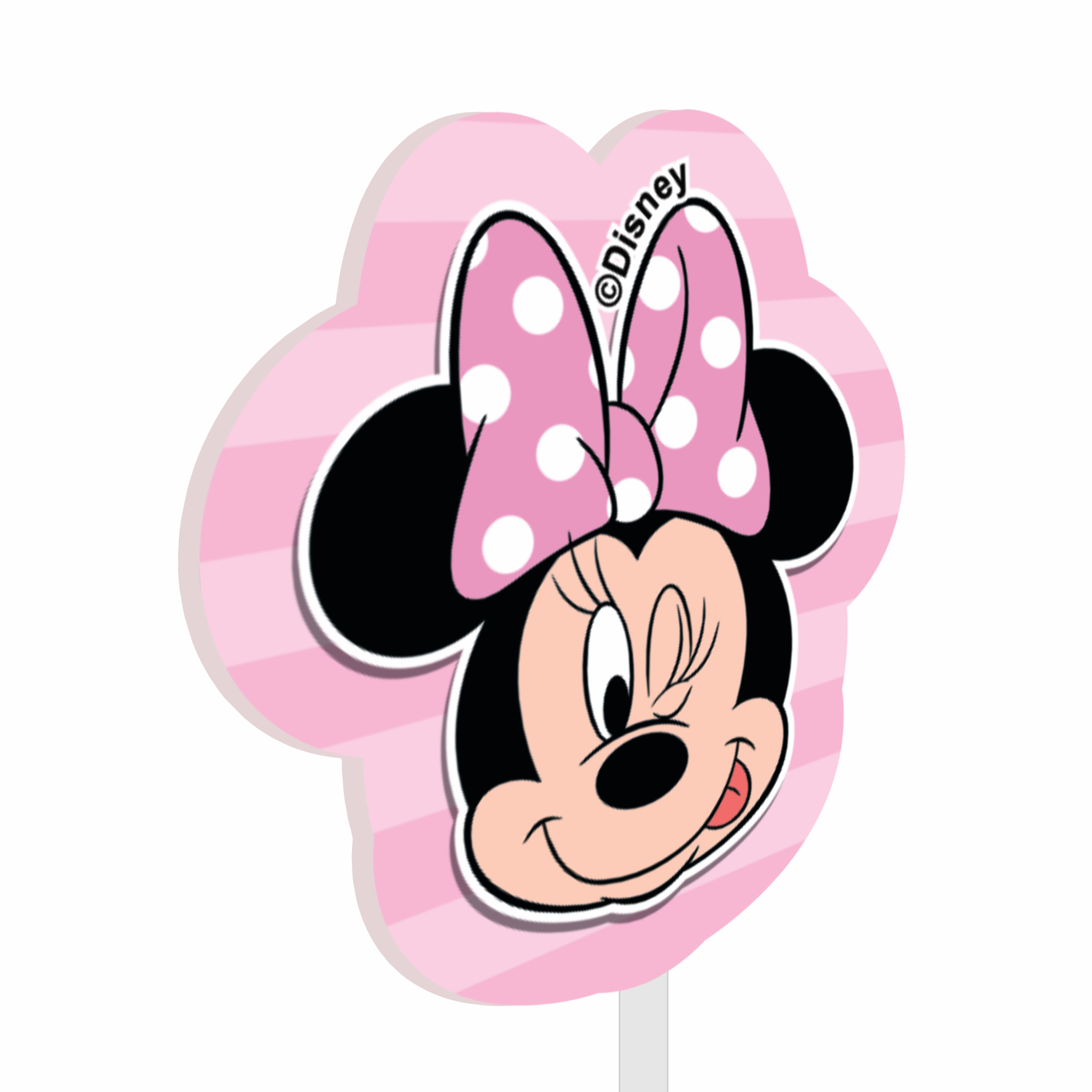 Palito Impresso Decorativo Festa Minnie Rosa com 12 Un - Ref 319009 ...