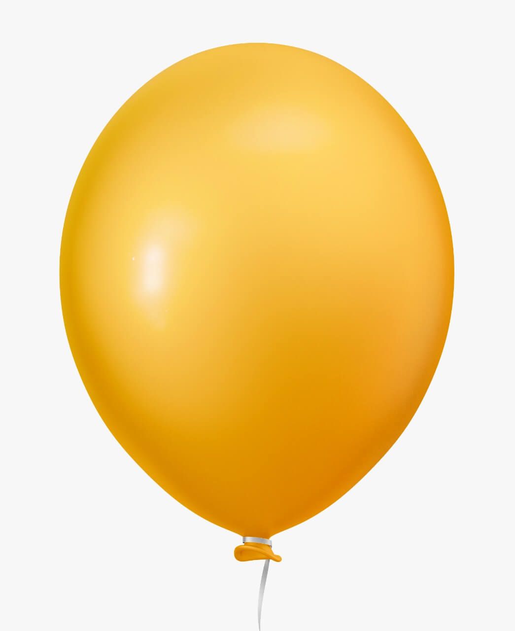 Balao globo bola de papel de seda cor amarelo ouro 15066100