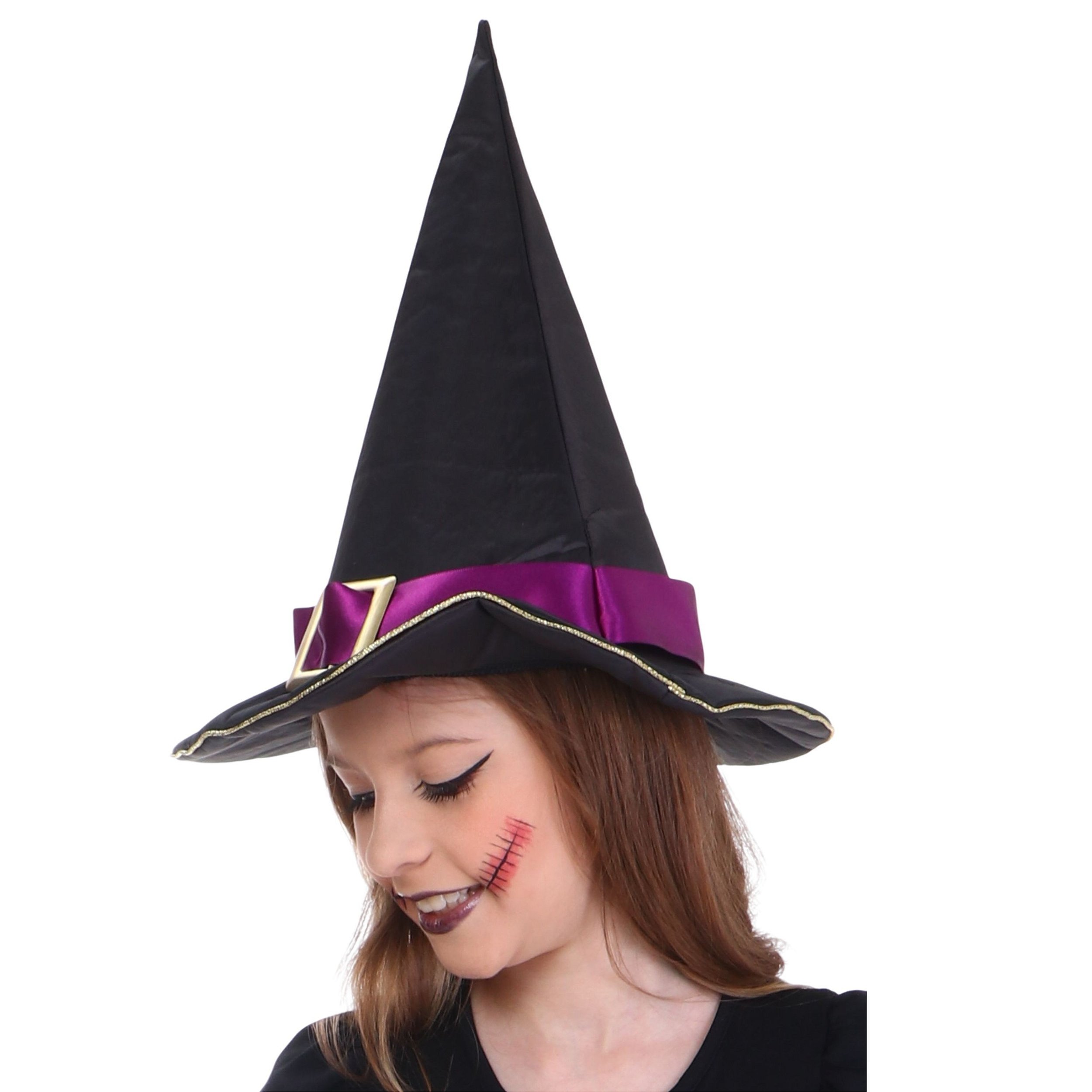 Chapéu de Bruxa Lacinhos Infantil.