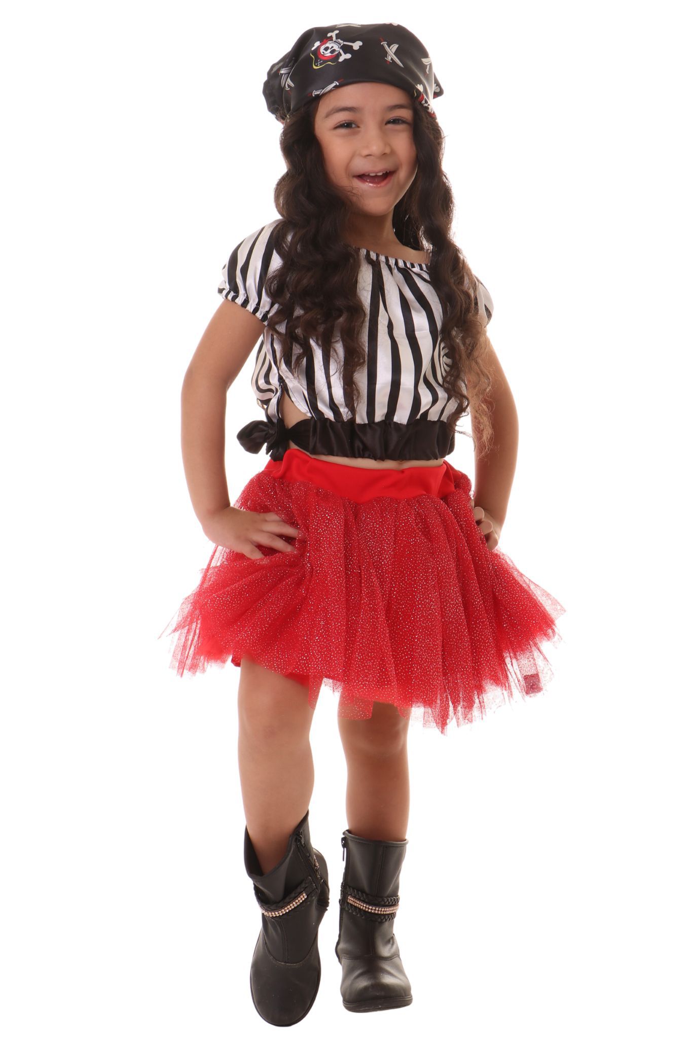 Fantasia Pirata Menina COMPLETA - 4 PEÇASQuimera Kids, Loja de Fantasia ...