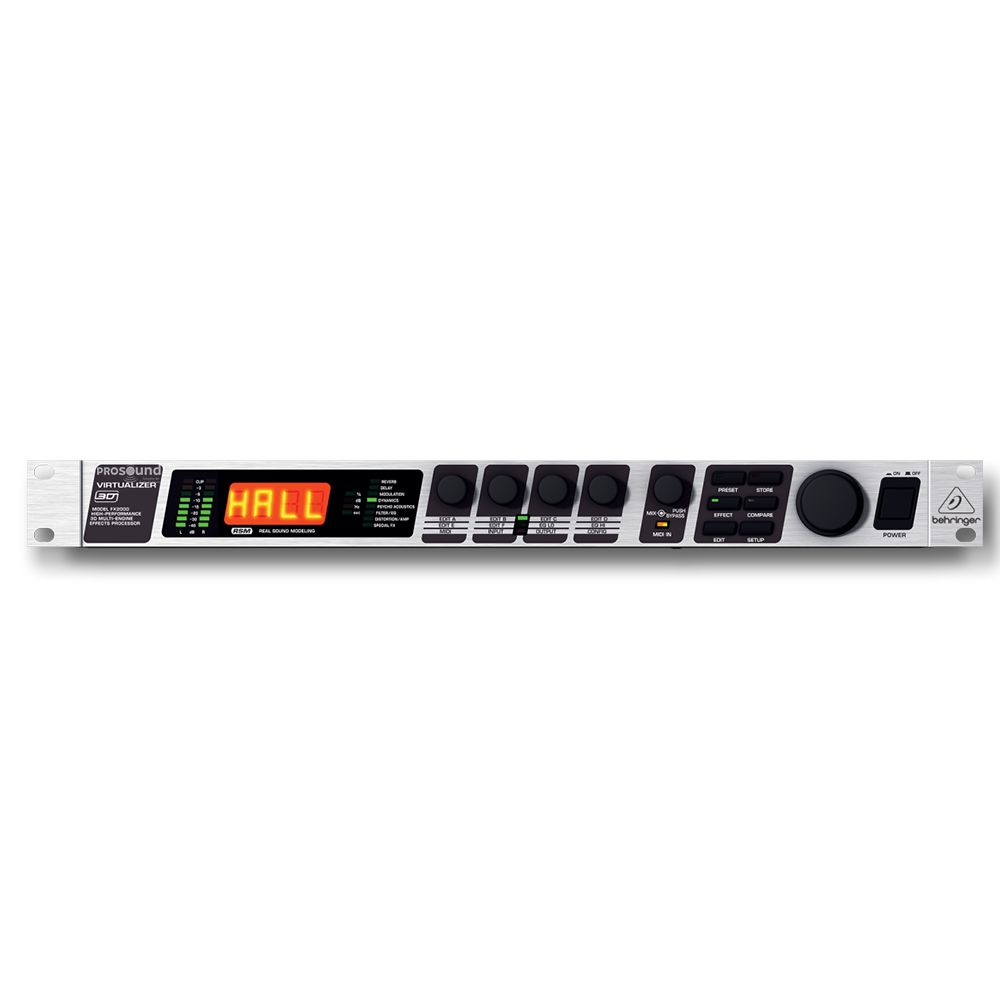 Virtualiser Behringer Processador de Efeitos BEHRINGER Virtualizer 3D FX2000 - Prosound ...