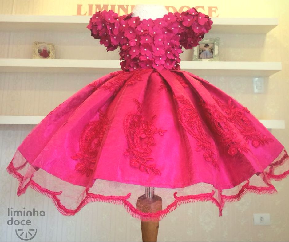 Vestido para Princesinha Liminha Doce - Infantil - Liminha Doce - Vestidos  de Festa Infantis e Mãe e Filha