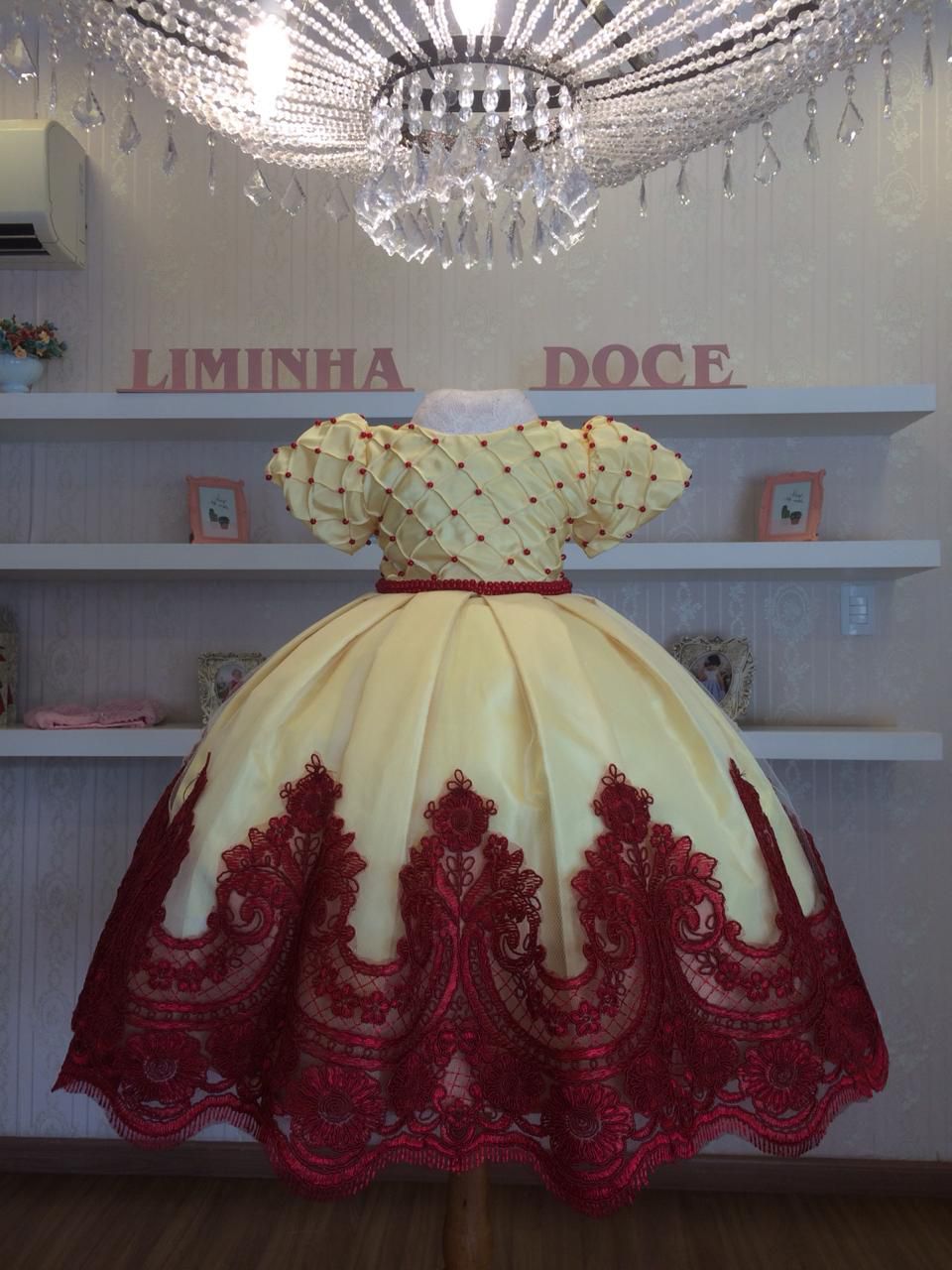 Vestido Bela e a Fera-vestidos de temas infantil - Liminha Doce - Vestidos  de Festa Infantis e Mãe e Filha