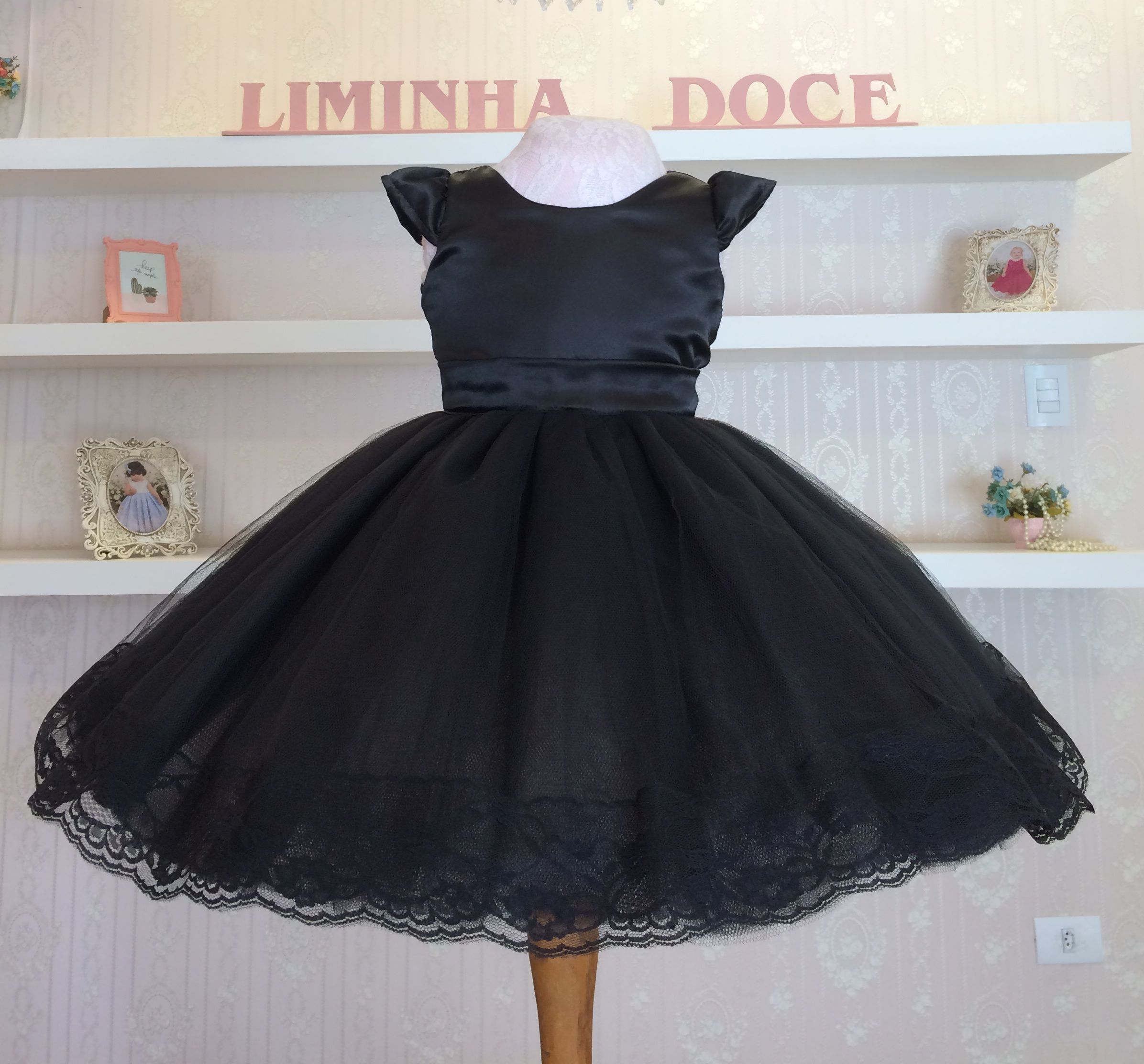 Vestido de festa Cinderela- Vestido de temas Infantis - Liminha Doce -  Vestidos de Festa Infantis e Mãe e Filha